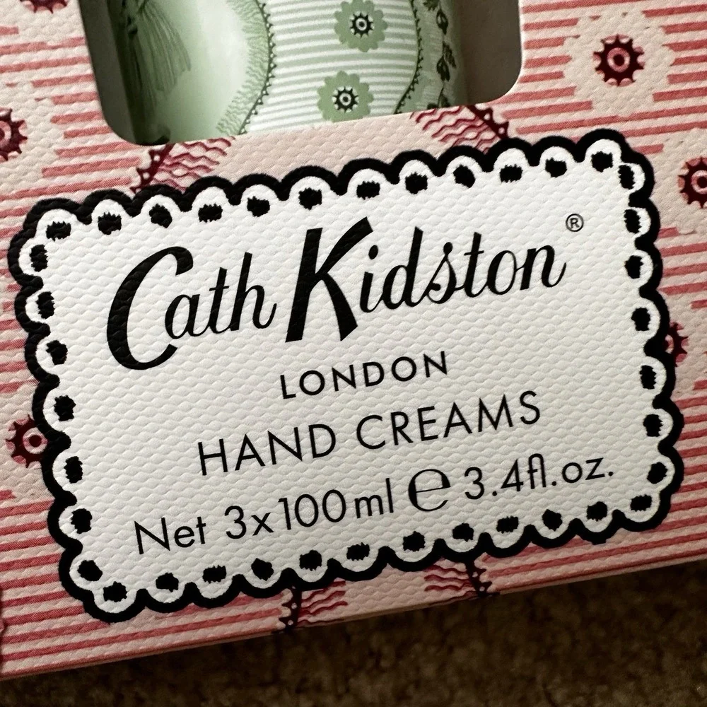 Cath Kidston London Woven‎ Flowers Hand Cream Gift Set 3x100mL NEW
